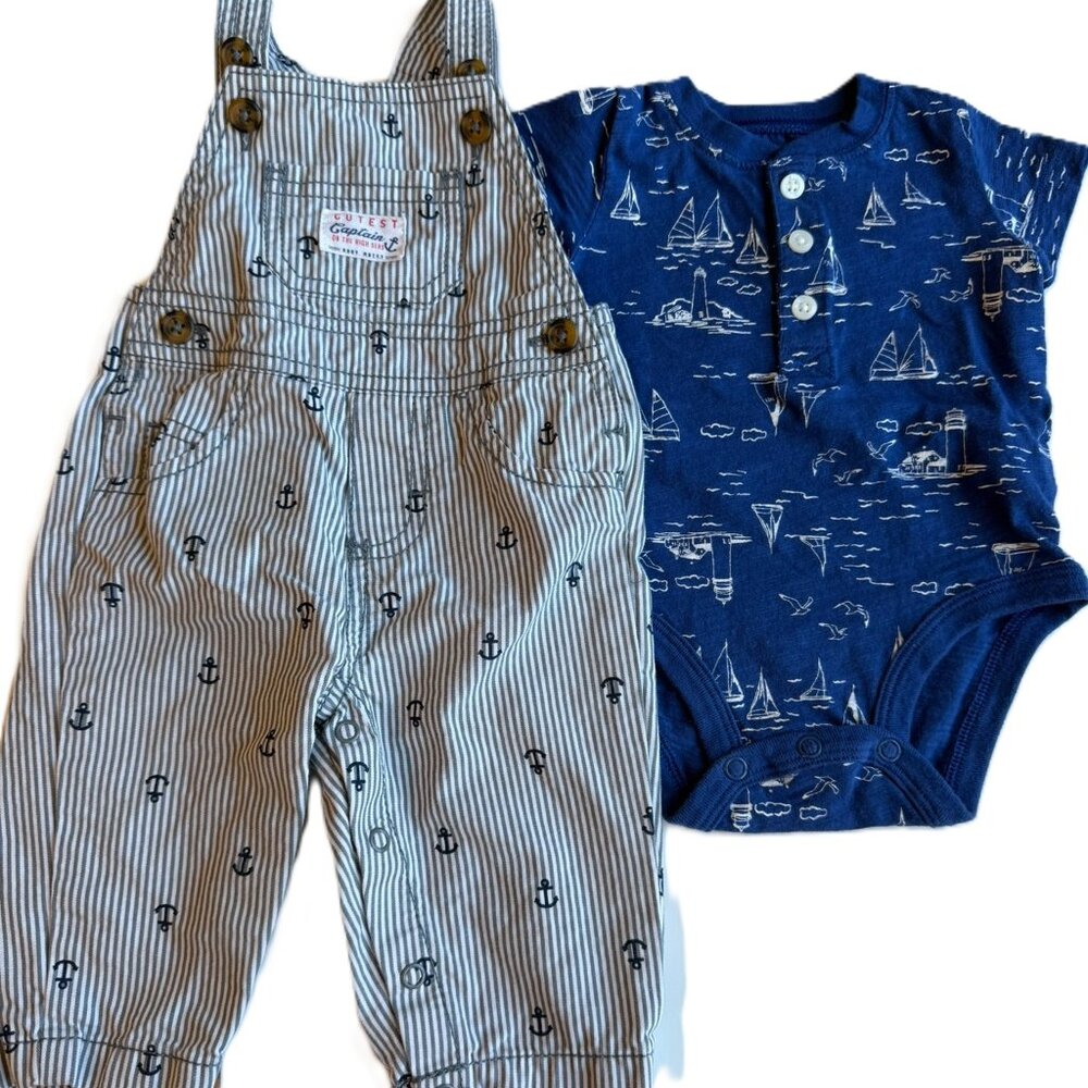 ⚓ Anchors Away! Baby Boy Outfit